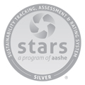 Silver STARS rating from AASHE