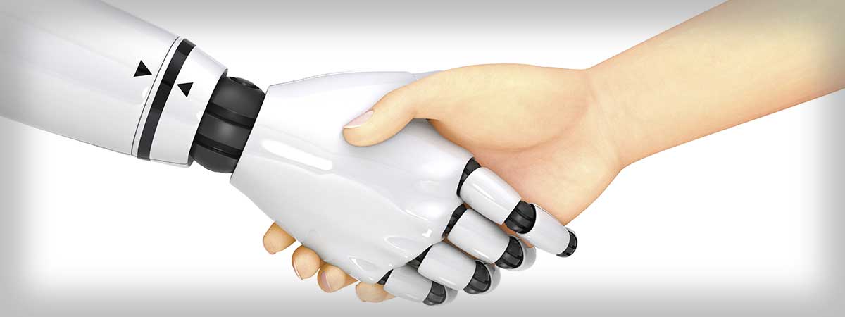 Robotic and Human Handshake