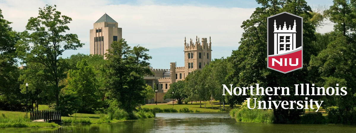 Northern Illinois University web page banner