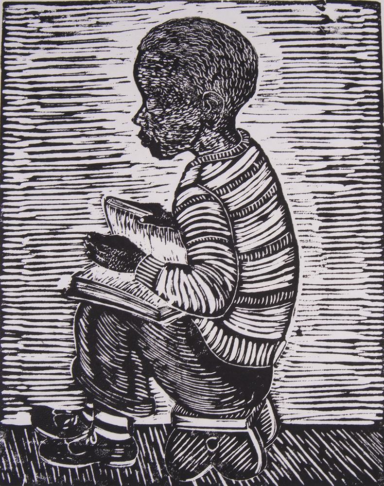 Boy Reading by Margaret T. Burroughs
