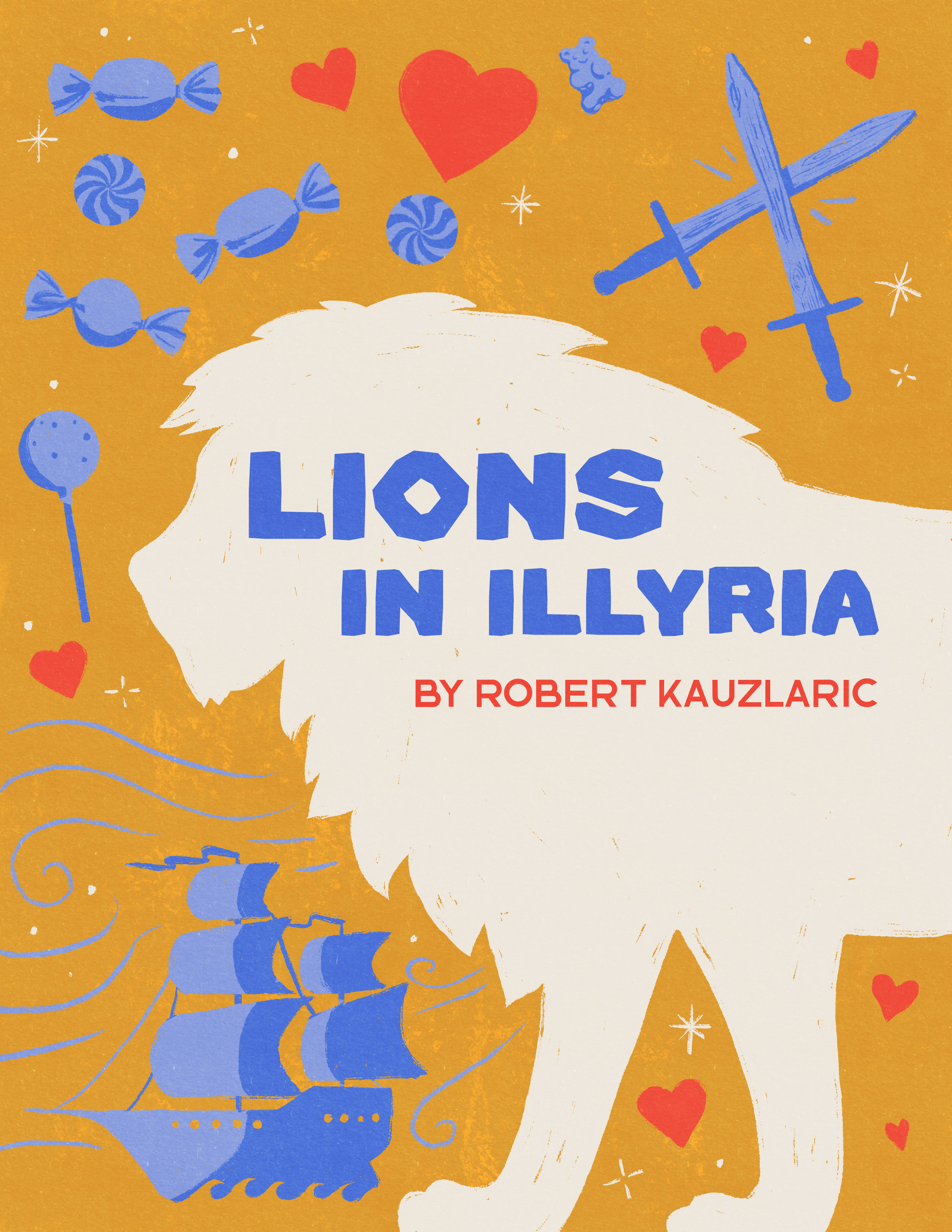 Poster for Lions of Illyria by Robert Kauzlaric