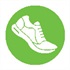 Graphic of a gym shoe