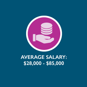 Human Services Average Salary: $28,000 to $85,000